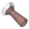 58mm Tamper Werkzeug Schwarznuss 304 Edelstahl Tragbarer Kaffeetamper für Zuhause Kaffeegeschäft