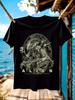 Men'S Retro 1979 Alien Movie Alien Creature Graphic T-Shirt - Black Nostalgic Sci-Fi Crew Neck Top