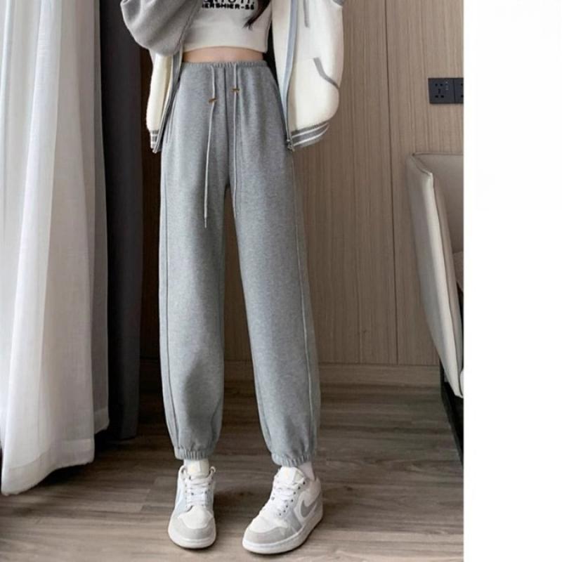 Maternity Pants, Sports Trousers, Fleece and Thicker, Small People Wear Outside In Autumn and Winter