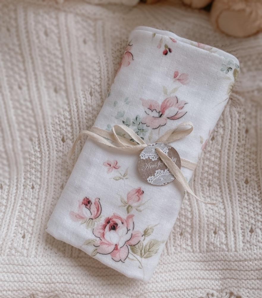 Muslin Swaddle 80x80cm Double Gauze (romantic)