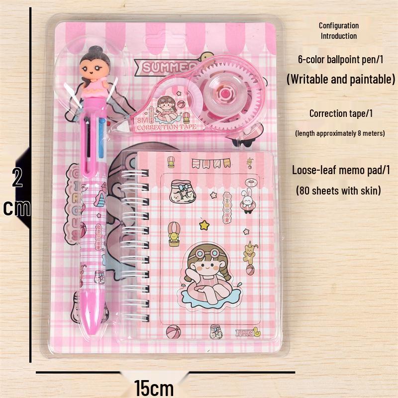 Geschenkset Schreibwaren für Kinder: Geburtstags- und Weihnachtsgeschenk für Jungen und Mädchen