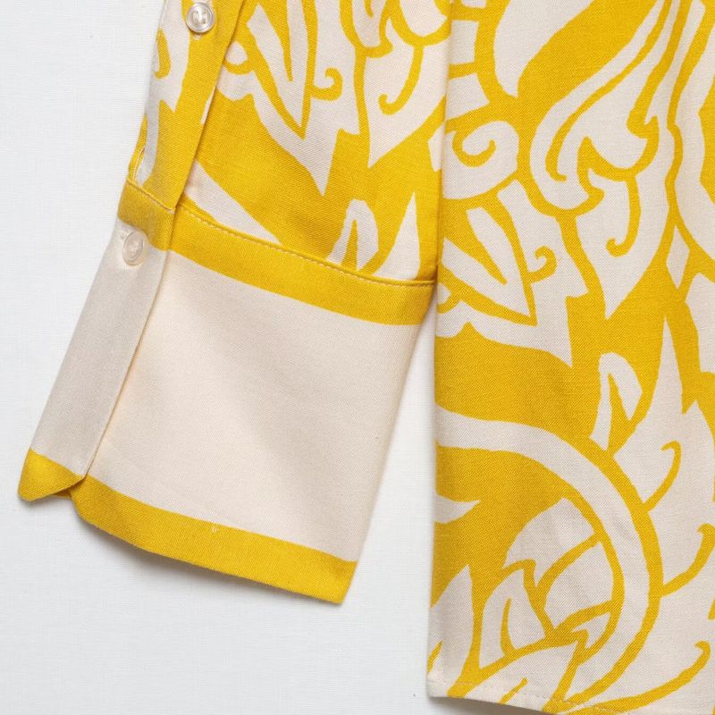 Kaslead New Arrival Women's Fashion Style Fashion Minimalist Linen Blended Shirt Casual Straight Pants Suit