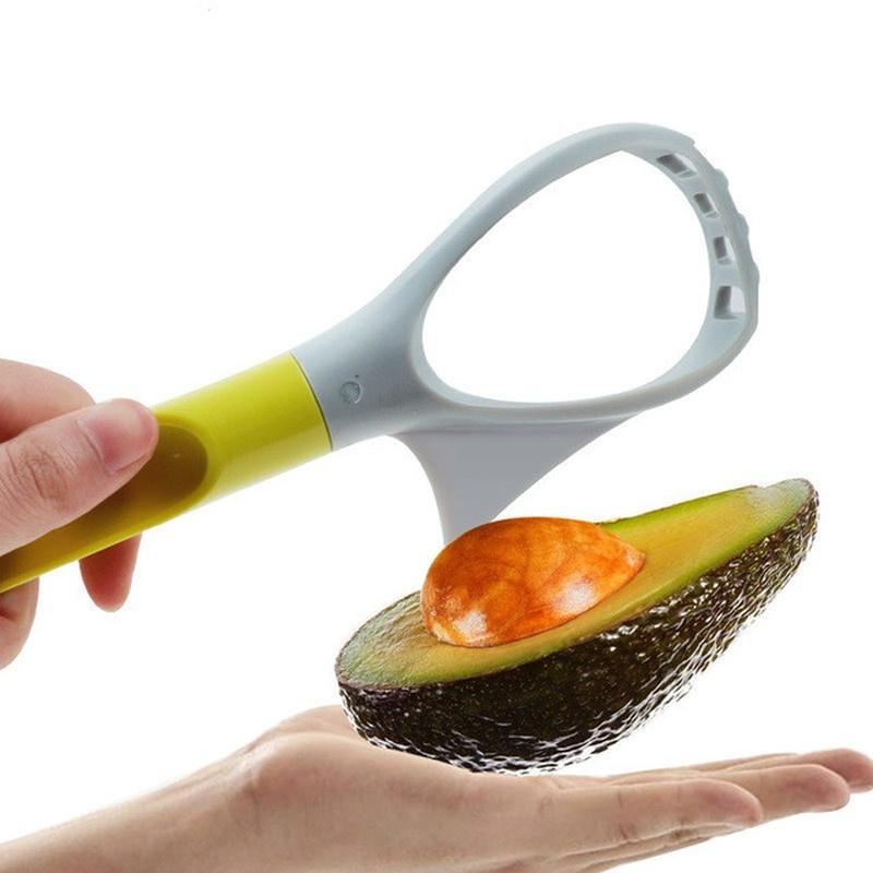 1PCS Multifunction 5-in-1 Avocado Slicer Plastic Fruit Core Remover Vegetable Masher Fruit Tool Kitchen Accessories