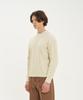BLOND9 Wool Fisherman Knit Sweater_Cream
