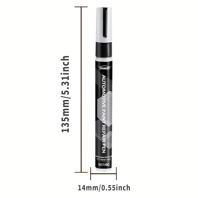 

Car Button Touch-Up Pen - Specialized Marker Pen for Repairing and Refurbishing Scratches on Black Plastic Interiors, Steering Wheels, a чёрный