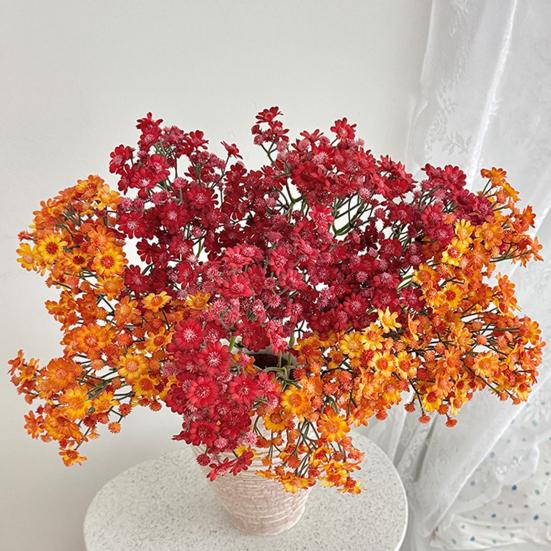 Artificial Baby's Breath Flower Mixed Fake Wildflower Gypsophila Bouquet for Wedding Floral Arrangement Party Home