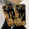 Shockproof Silicone Shell For Realme 15 14 13 12 Pro 15T 15X 14T 14X 12X Phone Case Pretty Rose Letters Pattern Anti Slip Back Cover For Realme Casing