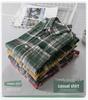 Men's Plaid Casual Long Sleeve Shirt - Versatile and Stylish for Spring and Autumn (Style 6120).