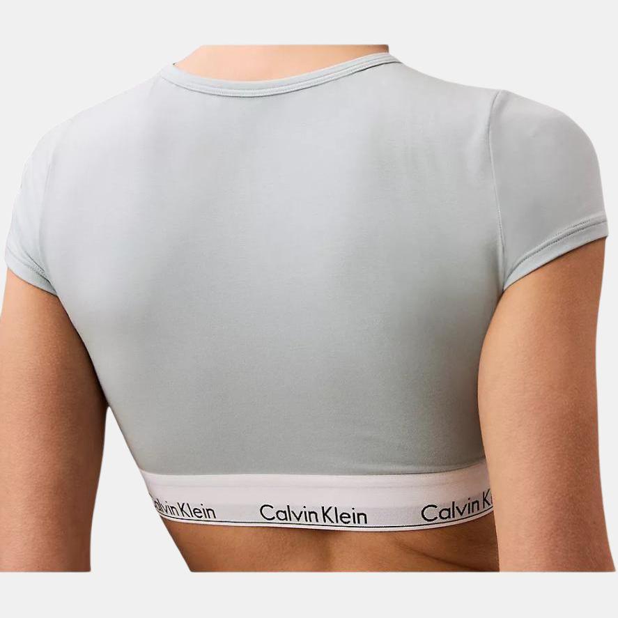 Calvin Klein Kurzer weicher Rundhals-T-Shirt-BH Damenunterwäsche QF7213-SRB