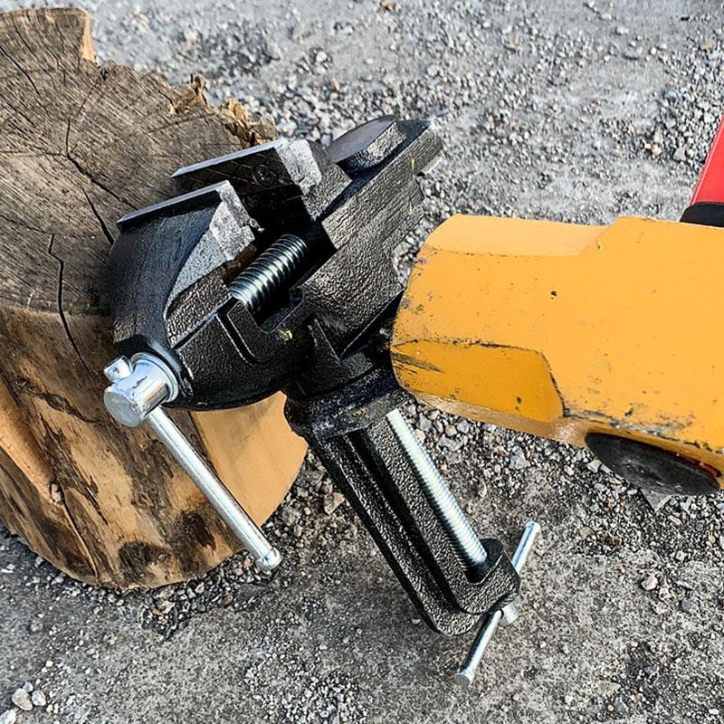 Multifunktionaler Schraubstock, Mini-Drehtische, Schrauben, Schraubstock, Bankklemme, Schrauben, Schraubstock für Heimwerker, Handwerk, Form, festes Reparaturwerkzeug WWO