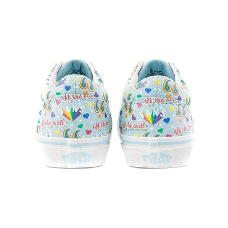 Vans Old Skool Low Top Kids Skate Shoes Rainbow Kids Sneakers VN000W9T9EI