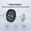 4Pcs Car Door Mute Damping Cushion Silicone Door Lock Buckle Car Door Anti-Collision Protective Cover