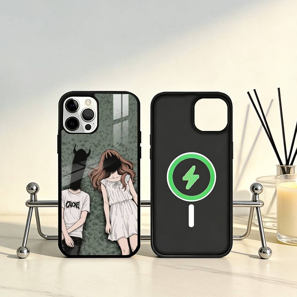 

Goodnight O-Oyasumi P-Punpun Phone Case For iPhone17,16,15,14,13,12,11 Plus,Pro Max Magnetic For Magsafe Wireless Charging iPhone11PRO