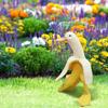 Banana Duck Sochy Dvůr zahradní Dekor Kreativní zahradní dekorace Vintage Ornament Domácí Sochy Příslušenství