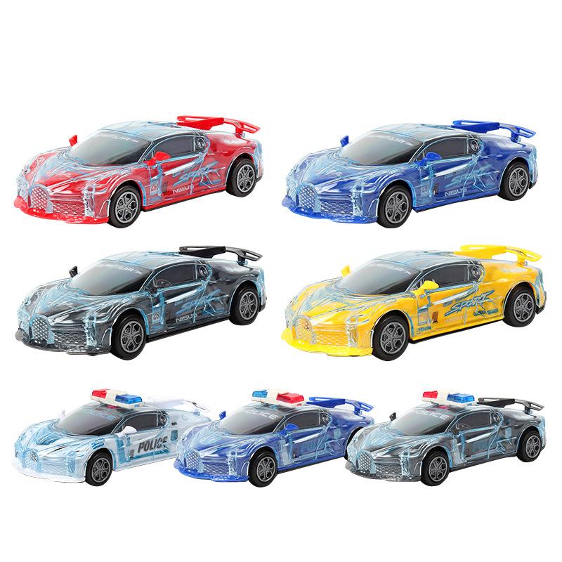 

Cool Light-up Children s Toy Gimbaled Car Musical Sports Car Police Car Model Toys