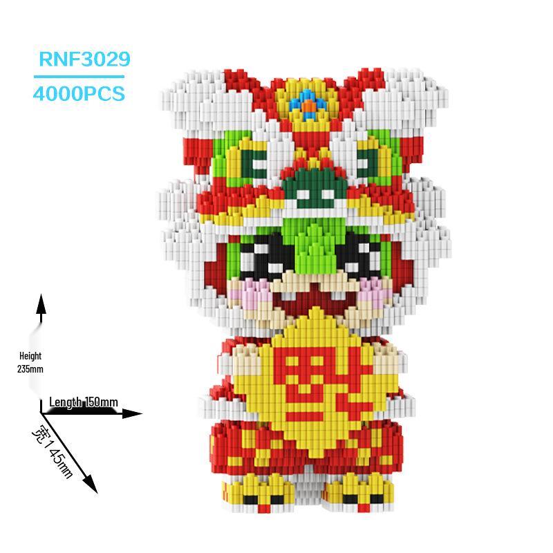 

2025 год Змеи: Зеленая змея Совместимые блоки Лего Пазл Игрушка для детей