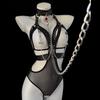 BDSM Sexy Metal Chain Linked Nipple Cover With Choker Reusable Women Bondage Choker Collar Body Chain Sex Games Toys for Women