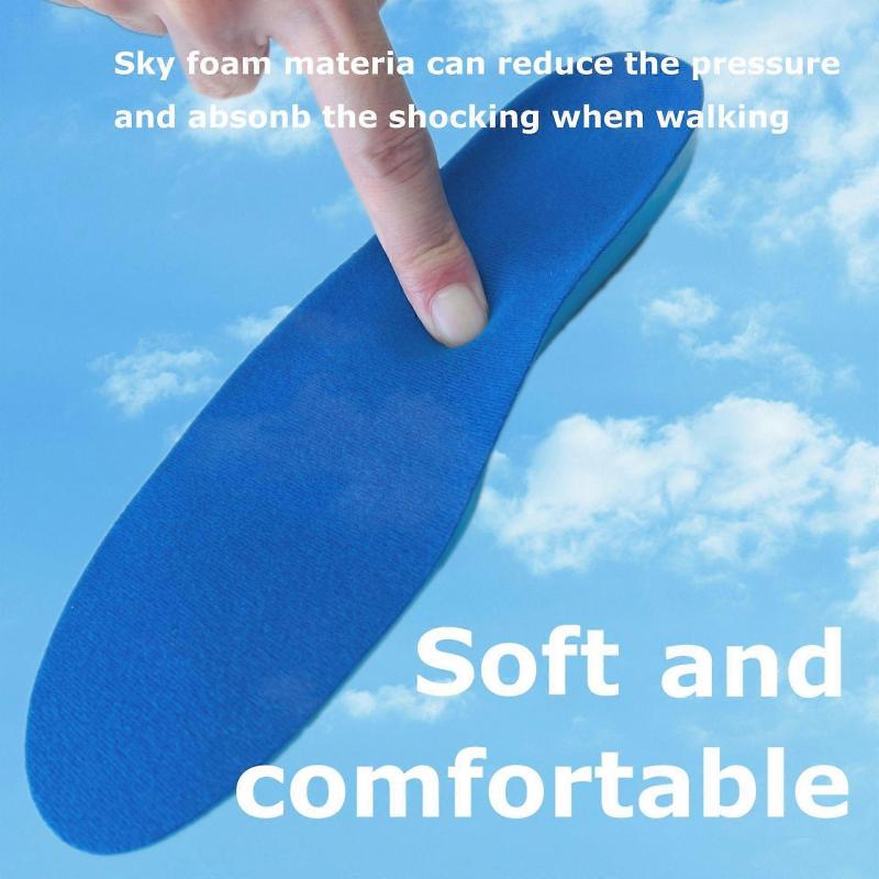 Shoe Insoles for Airtag Kids, Kids Air-tag Shoe Insert, Adults and Elderly, Tracker Devise Case for Kids' Shoes, Comfortable Footwear Mount, Blue