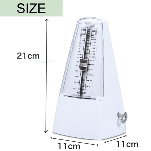 Asdays Metronome with Pendulum, High-Precision Mechanical Instrument, Compact, for Piano Practice, 11.7 x 20.3 cm (Pink)