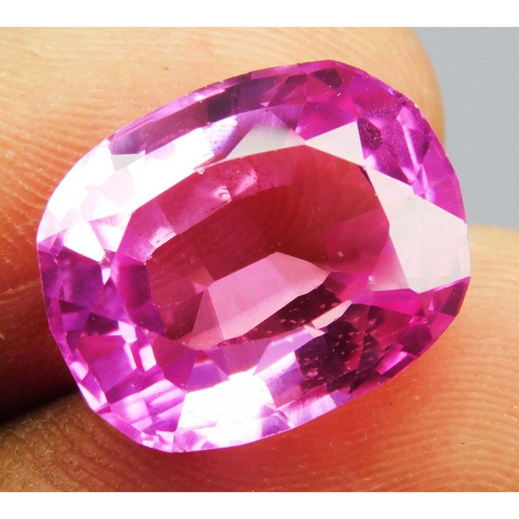 Natural Pink Sapphire Loose Gemstone 12.30 Ct Flawless Ceylon Oval Cut September Birthday Birthstone