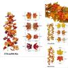Realistischer Herbst-Ahornblatt-Girlande für Thanksgiving- und Halloween-Dekorationen