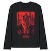 Guerra de las Galaxias: Camiseta de Manga Larga Roja Maul-Shadow Lord Unisex para Adultos Póster de Ciudad
