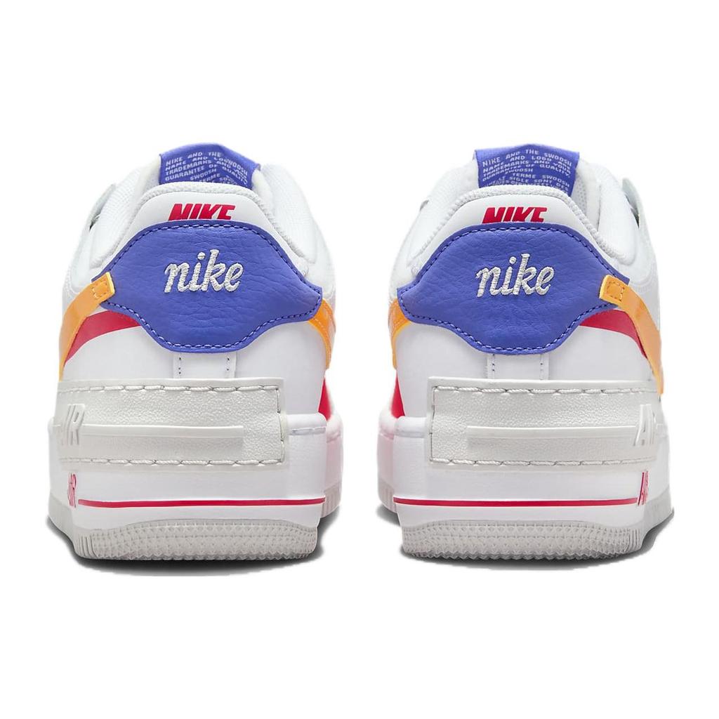 Nike Air Force 1 Shadow Gundam Women Sneakers White Siren-Red Photon-Dust DZ1847-100