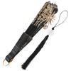 HOMSFOU Vintage Folding Fan with Tassel - Handheld Folding Fan, Vintage Design, for Women, Perfect for Summer Parties and Stage Props