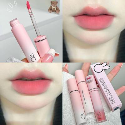 Rossetto rosa macaron lip mud mousse velluto opaco vitalità sbiancante smalto labbra non essiccante