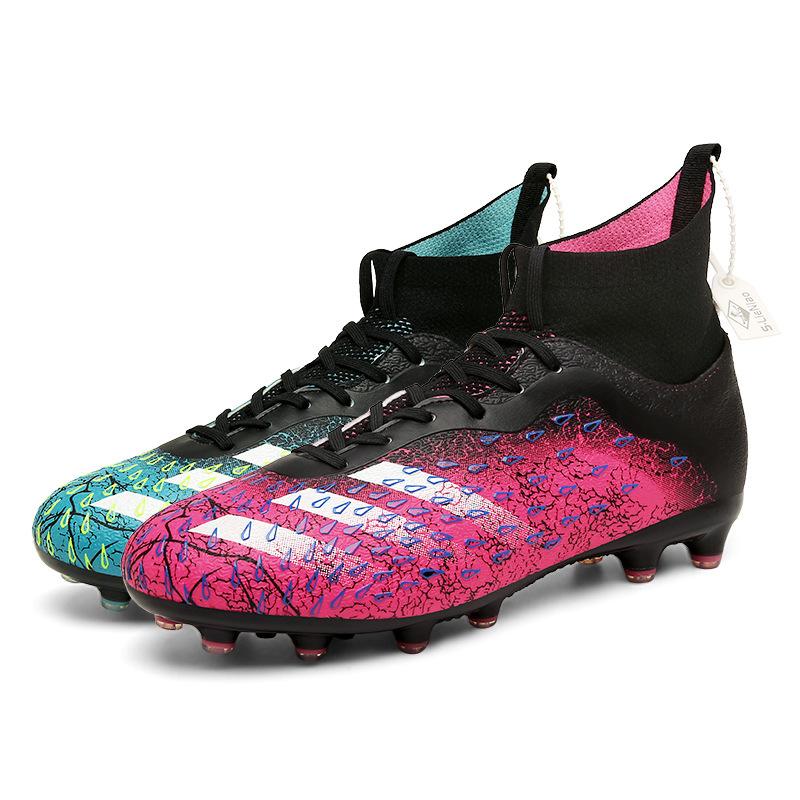 

2 mandarin ducks with adult students children men and women long nails broken nails high top sports training football shoes football 45