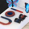 1 Set Magnet Experiment Tool U-Shaped Early Leaning Compact Bar Ring Horseshoe Magnets Basic Physics Aids Tool for Kids