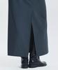 Ihr Classic Striped Belted Skirt / Charcoal
