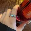 Stone Ring Light Luxury  Zircon Finger Ring Versatile Ring