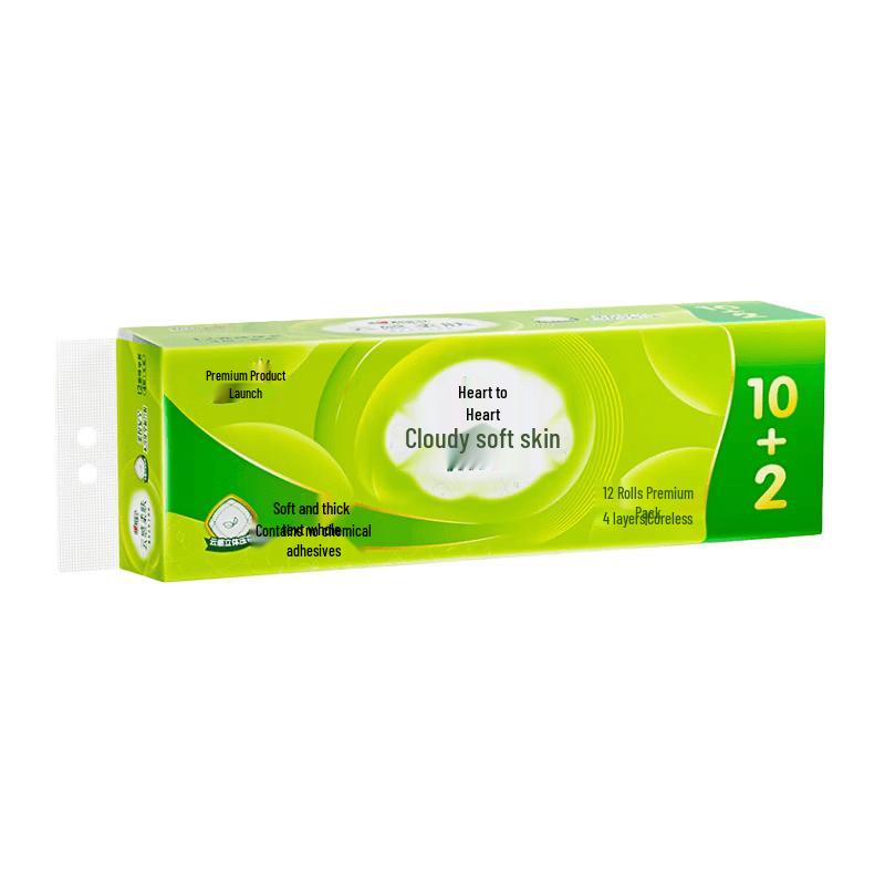 Mind Act Upon Mind Cloud-Soft 4-Ply Coreless Toilet Paper