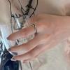 Lukewarm Wind Irregular Lines Cross Winding X Ring Female Index Finger Light Luxury Fashion Simple Multi-layer Ins Tide Elegant Simple Women Rings