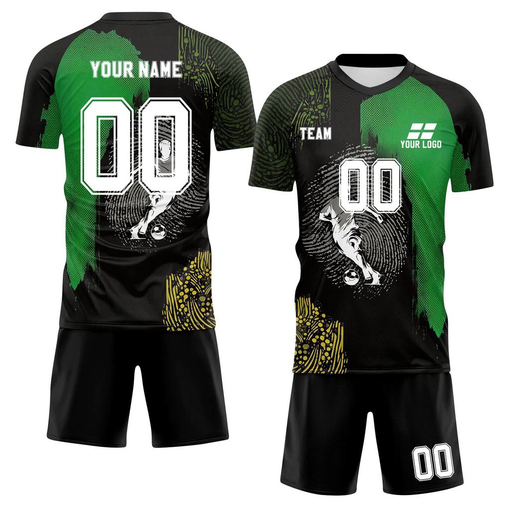 Personalised Shirts Kit Mens Girls With Name Number Custom Football Jerseys For Boys Training Suit