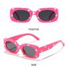 Cute Heart Print UV400 Kids Sunglasses 2-8 Years Sun Protection Rectangular Shades for Girls Boys