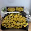 "Dragon Pattern Decor Set" Soft Comfortable Duvet Cover Bedding Set Included 1*Duvet Cover & 2*Pillowcases, Gift