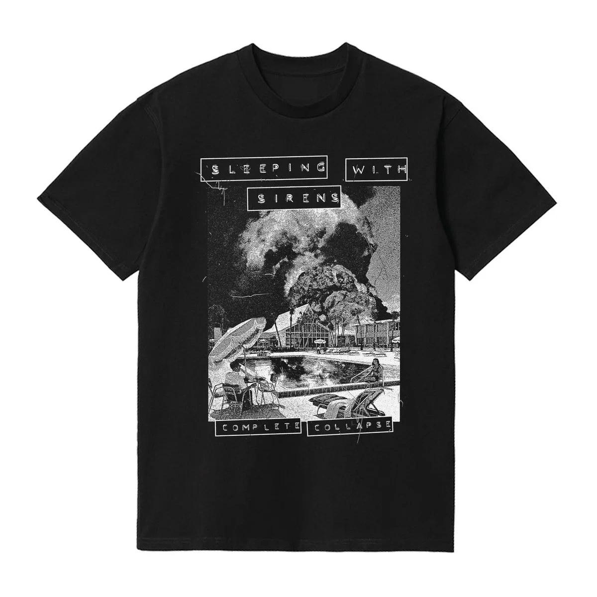 

Authentic Sleeping with Sirens Complete Collapse T-Shirt S-2XL NEW 4XL