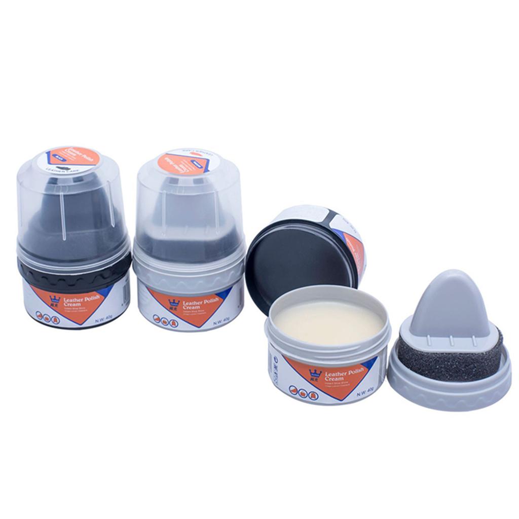 Leather Shoe Boot Polish Cream Nourishing Moisturizing Shoe Polish Cream for Leather Gloves Sofas Shoes