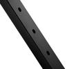 Cable Railing Post 42x1x2in 30° Angled Hole Stair Railing Post Black 1Pc