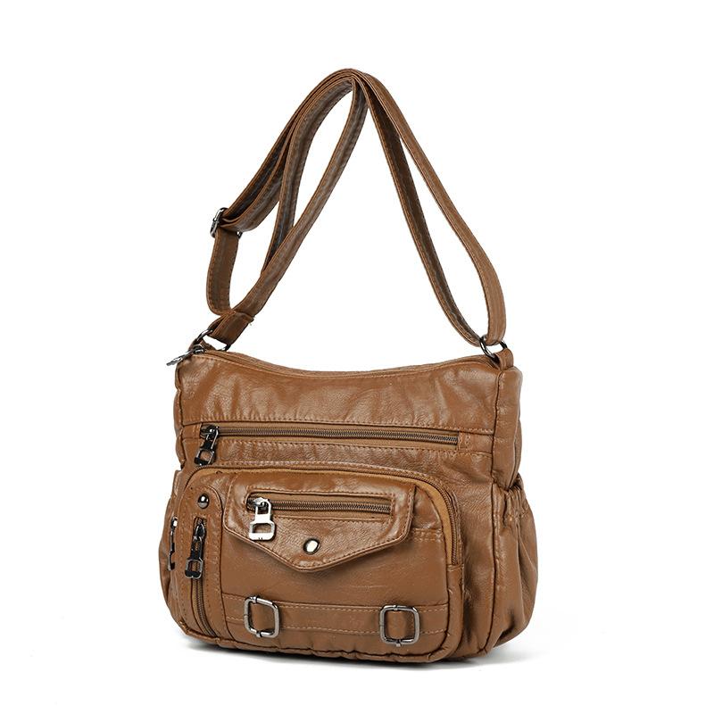 

ПУ плечевая сумка многоотделенческая сумка для мамы большая вместимость женская сумка через плечо жёлтый