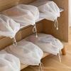5/10/20PCS Portable Shoe Storage Drawstring Eco Storage Bag for Sundries Travel Makeup Bag Waterproof Transparent Plastic Storage Bag