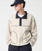 TRILLION Button Half-Neck Fleece Pullover_5Color