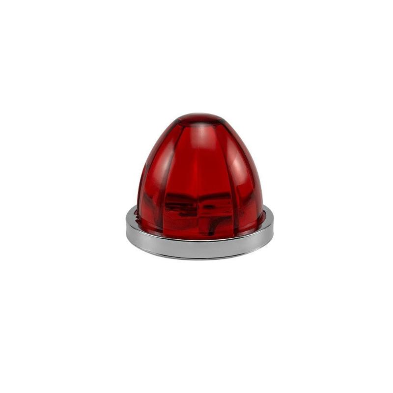 1 Set Car Truck Side Marker Signal Indicator Trailer Watermelon Lamp Lorry Side Light LED Waterproof 12V24V Car Clearance Light