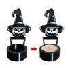 Horror and Fun Halloween Candlestick Projection Candle Shadow Table Ornament Atmosphere Ornament Party Decoration