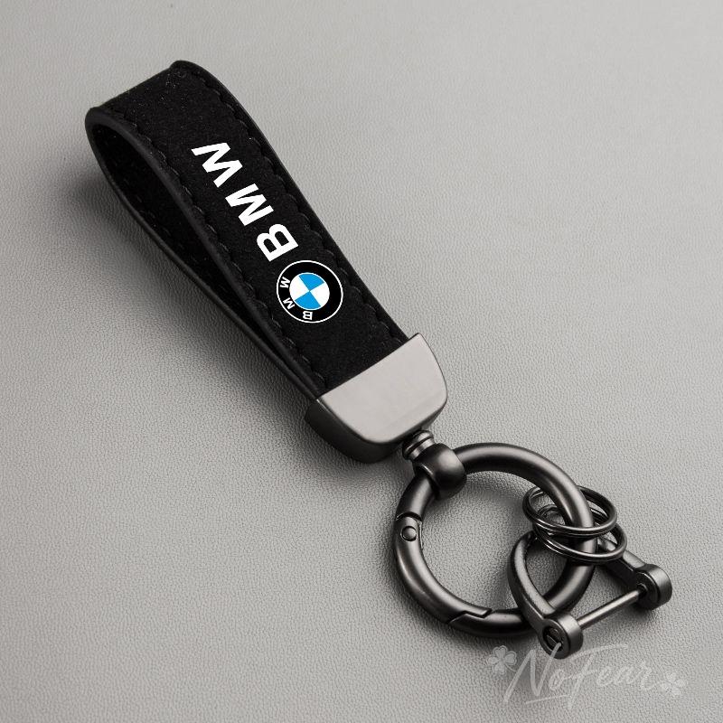 Leather Car Keychain Keyring Pendant Gifts For BMW X1 X2 X3 X5 X4 X6 X7 G30 G20 G32 G11 G12 F40 F30 F20 F10 F34 Car stickers gjbf54