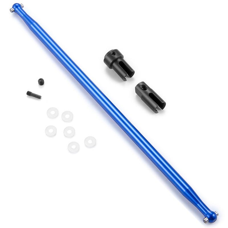 AXSPEED Metal Center Driveshaft Outdrives Dogbone & Joint Drive Cup for 1/10 Slash 4X4 4WD Rally RC Truck Upgrade Parts