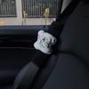 Line Art Puppy Car Seatbelt Shoulder Pads Cute Car Decoration Shoulder Pads In-Car Couple Decorations
