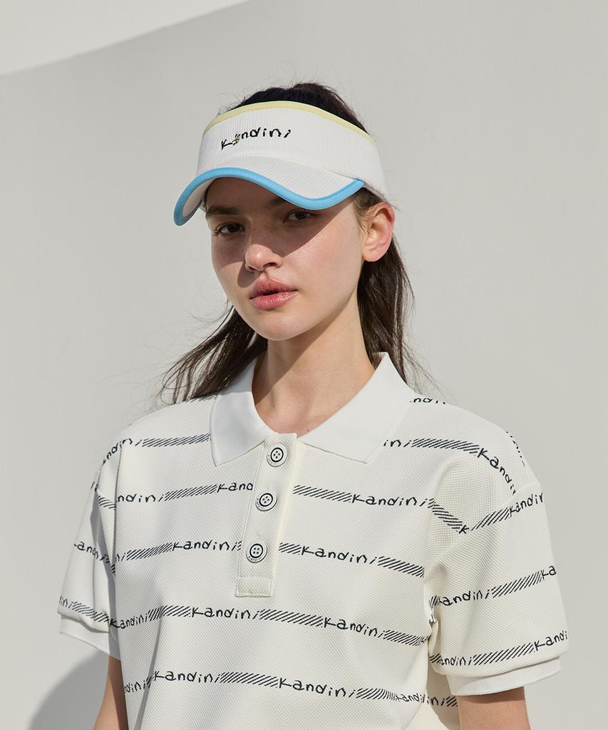 KANDINI Lemon (Sky Blue) Signature Visor Hat
